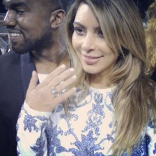 Kim Kardashian Kanye Engagement Ring  nude photo