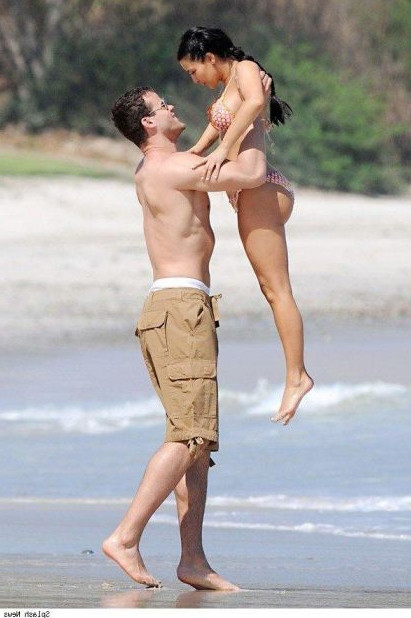 Kim Kardashian Kris Humphries Beach  nude photo