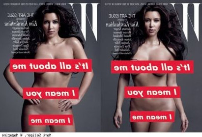 Kim Kardashian W Cover  nude photo