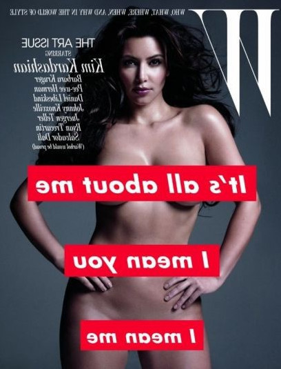 Kim Kardashian W Magazine Cover  nude photo