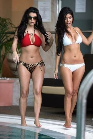 Kim Kourtney Kardashian Bikini  nude photo