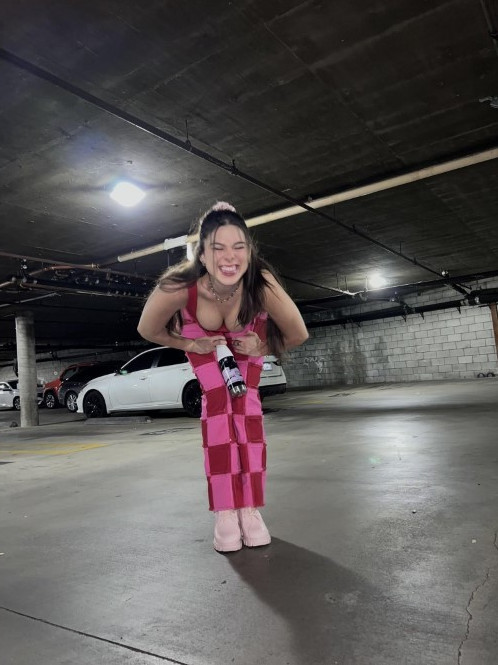 Kira Kosarin Cute Checkered Outfit 1  nude photo