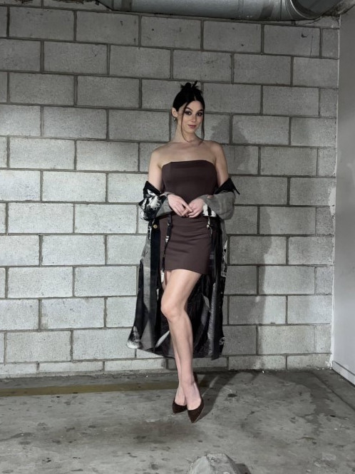 Kira Kosarin Dressed Up For The Night  nude photo
