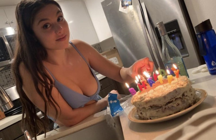 Kira Kosarin Lighting The Candles  nude photo