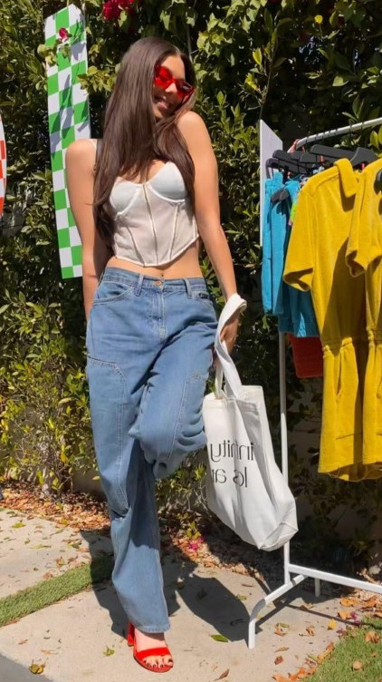 Kira Kosarin Lovely Wednesday Outfit 1  nude photo
