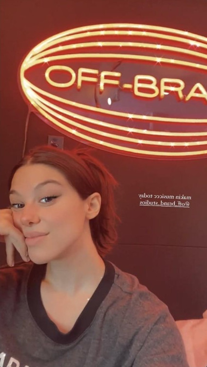 Kira Kosarin Makin Music Today  nude photo