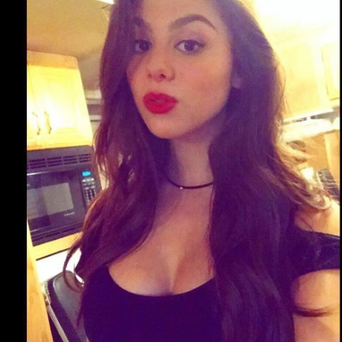 Kira Kosarin Red Lipstick  nude photo