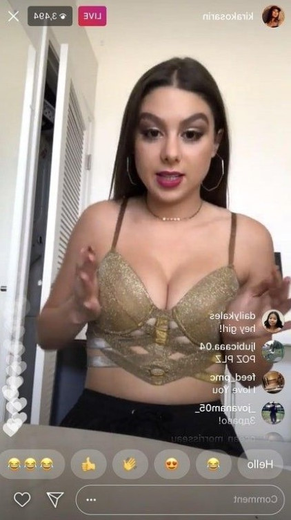 Kira Kosarin Thought She Was Squeezing Them At First  nude photo