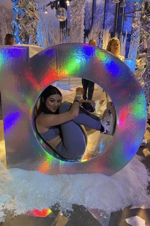 Kira Kosarin Walking In A Winter Wonderland 1  nude photo