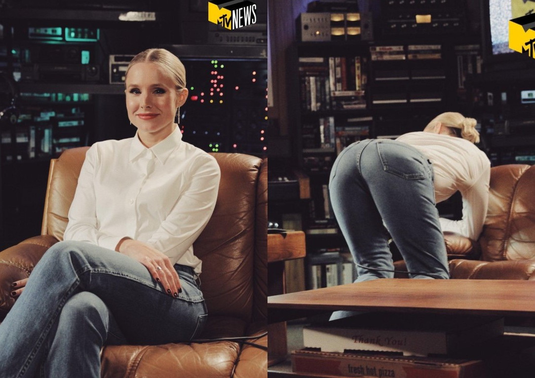 Kristen Bell Bent Over In Tight Jeans  nude photo