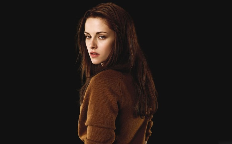 Kristen Stewart Cute Red Dress Back  nude photo