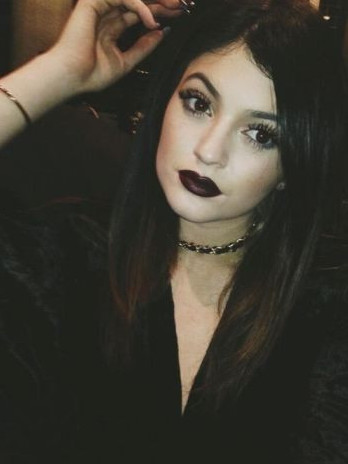 Kylie Jenner Black Lips  nude photo