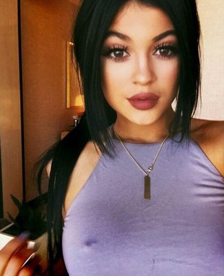 Kylie Jenner Nipple Piercing  nude photo