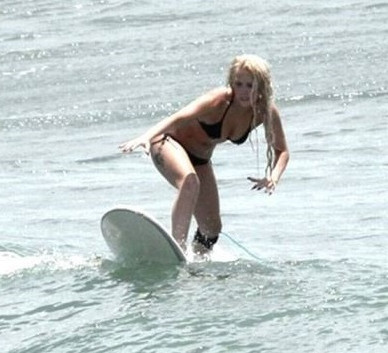 Lady Gaga Bikini Surf  nude photo