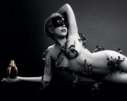 Lady Gaga Fame Perfume  nude photo