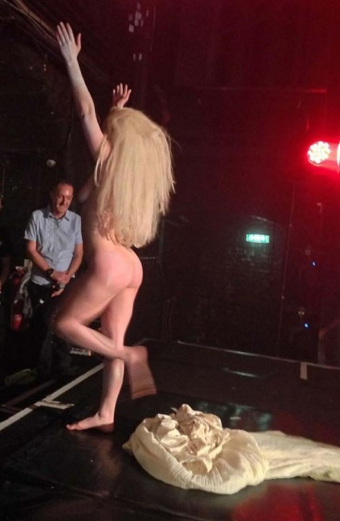 Lady Gaga Naked Stage  nude photo