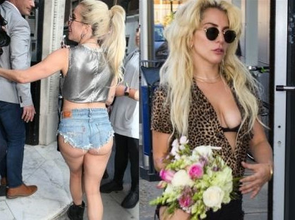 Lady Gaga Nip Slip Lip Slip And Trashy Ass  nude photo