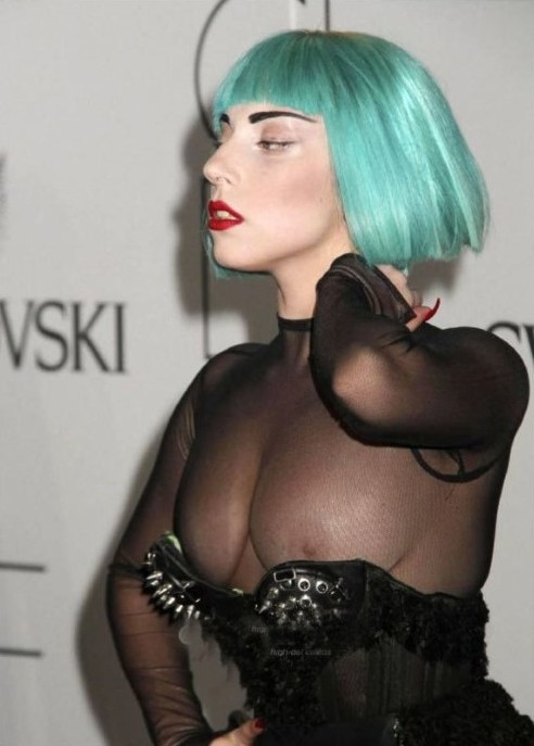 Lady Gaga Nip Slip  nude photo