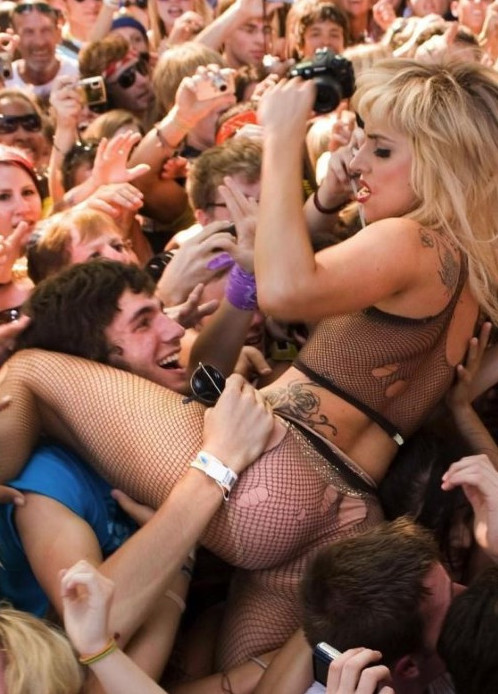 Lady Gaga Nude Slip  nude photo