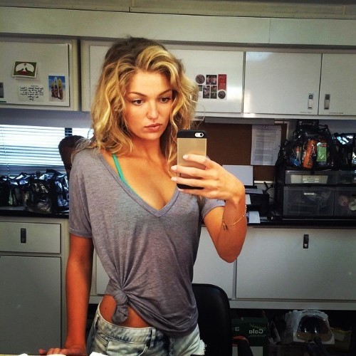 Lili Simmons Beautiful Actress Sexy Selfie  nude photo