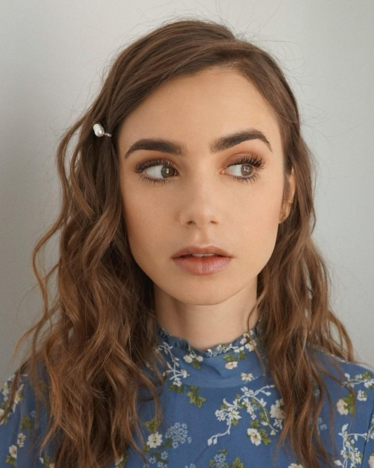 Lily Collins  nude photo