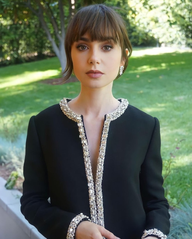 Lily Collins  nude photo