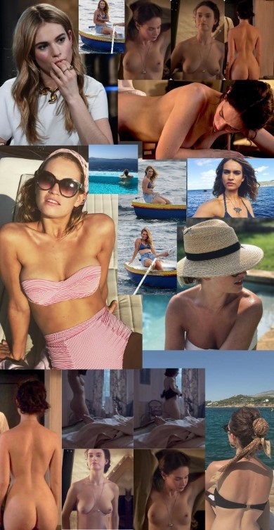 Lily James A Collage I Made Enjoy  nude photo