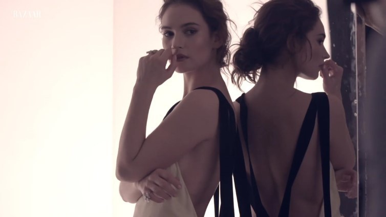 Lily James Beautiful(17)  nude photo