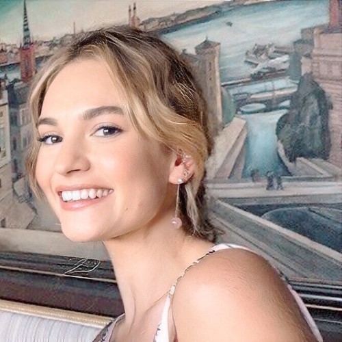 Lily James Cutie  nude photo