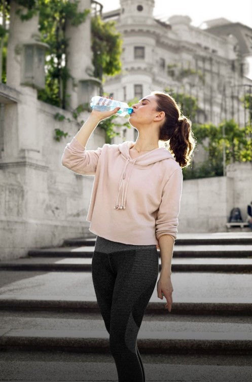 Lily James Drinking  nude photo