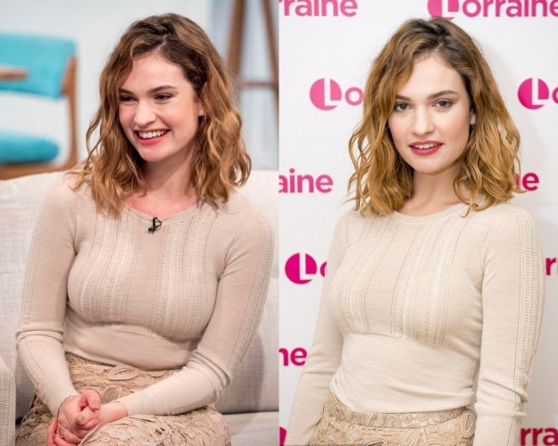 Lily James Epitome Of Beauty  nude photo