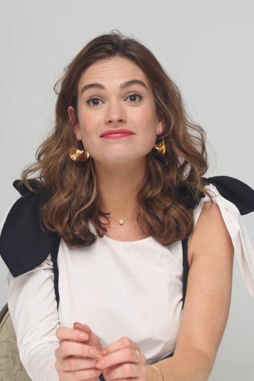 Lily James Expressions 1  nude photo