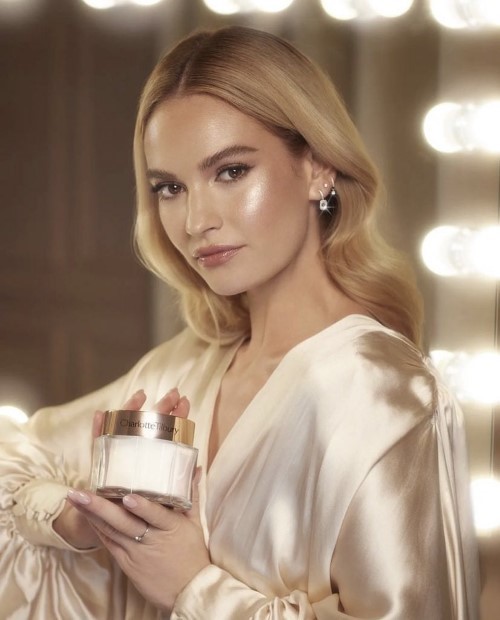 Lily James For Charlotte Tilbury Beauty 2  nude photo