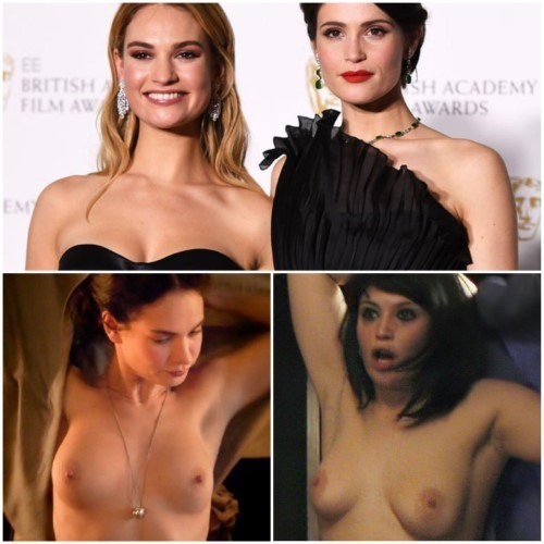 Lily James Gemma Arterton  nude photo