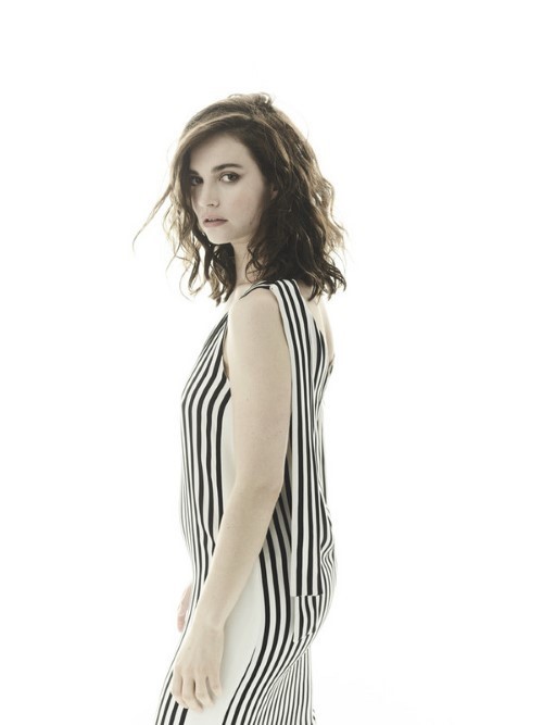 Lily James I Like Her Stripes  nude photo