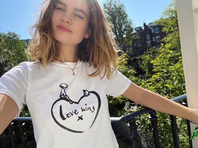 Lily James Love Wins  nude photo