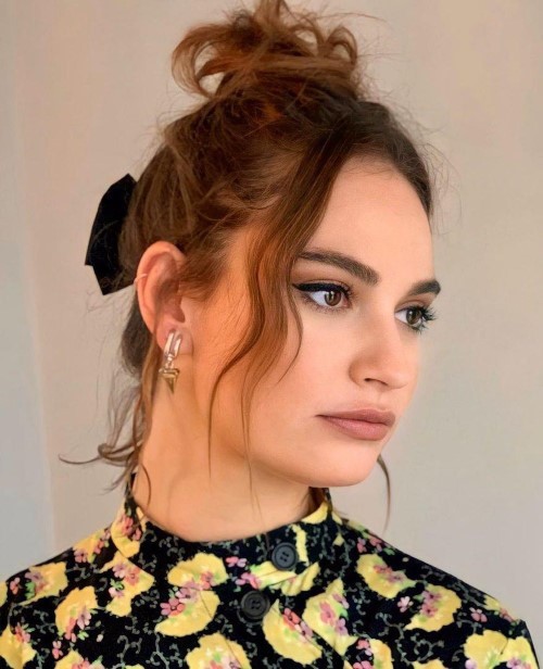 Lily James Lovely(2)  nude photo