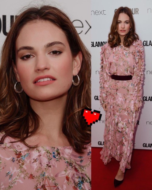 Lily James Mesmerizing Beauty  nude photo