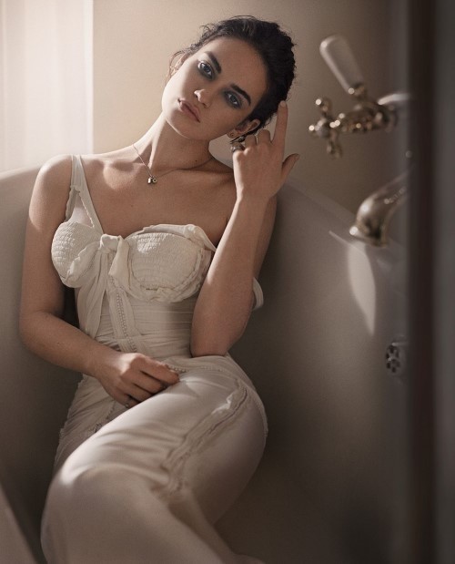 Lily James Smouldering  nude photo