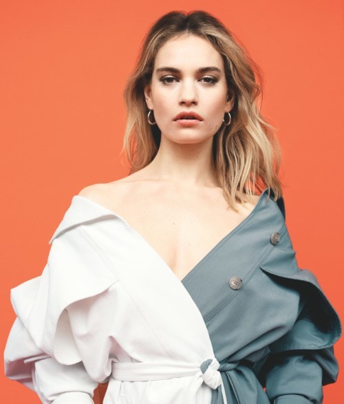 Lily James Sultry  nude photo