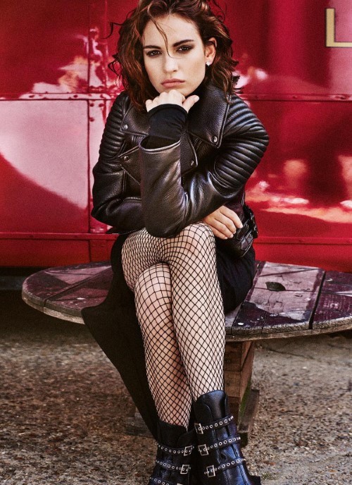 Lily James Tights  nude photo