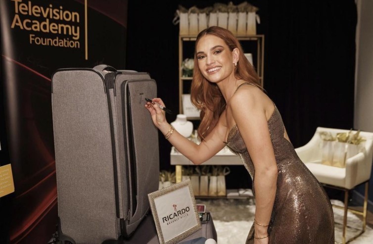 Lily James While At The Emmys 22’ 2  nude photo