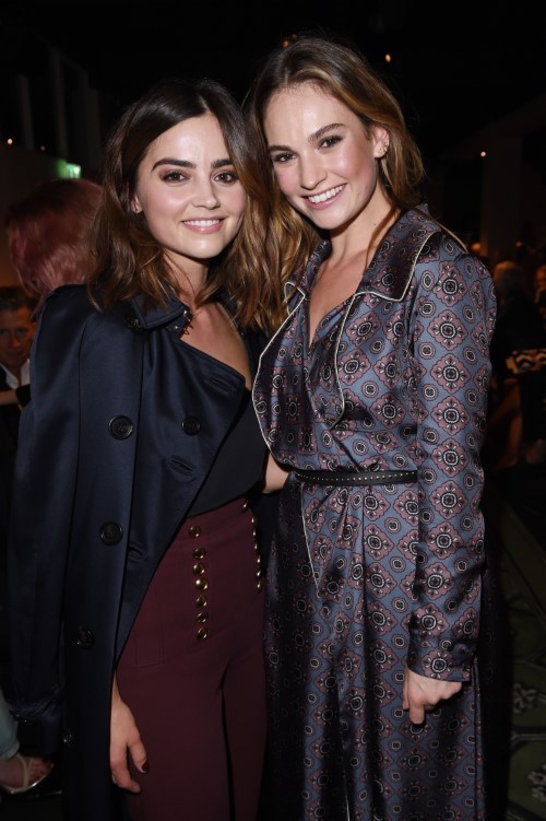 Lily James With Jenna Coleman  nude photo