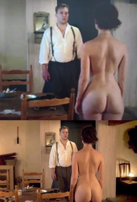 Lily James legendary nude scene from The Exception best ever look at her incredible butt  nude photo