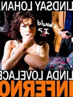 Lindsay Lohan Linda Lovelace  nude photo