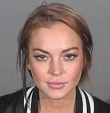 Lindsay Lohan Mug Shot  nude photo