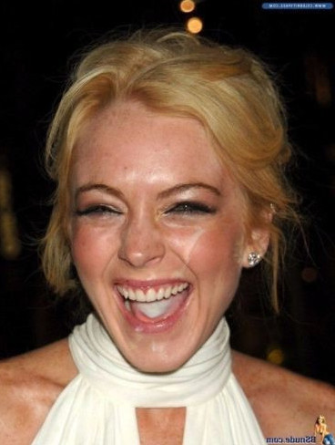 Lindsay Lohan Nude Fake Cum  nude photo