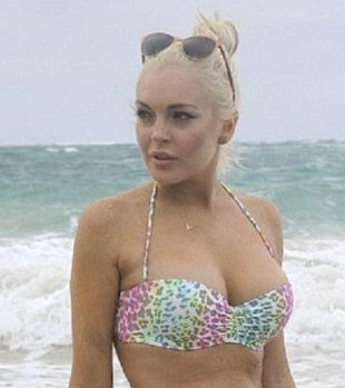 Lindsay Lohan Playboy Bikini  nude photo