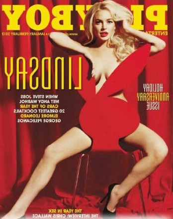 Lindsay Lohan Playboy Cover  nude photo