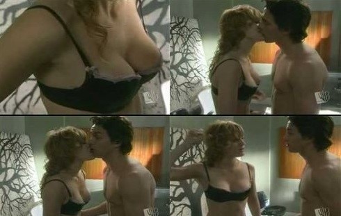 Lizzy Caplan Tits Sexy Scene  nude photo